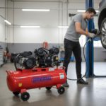 UNM-58L Industrial Air Compressor – 2HP Heavy-Duty Performance